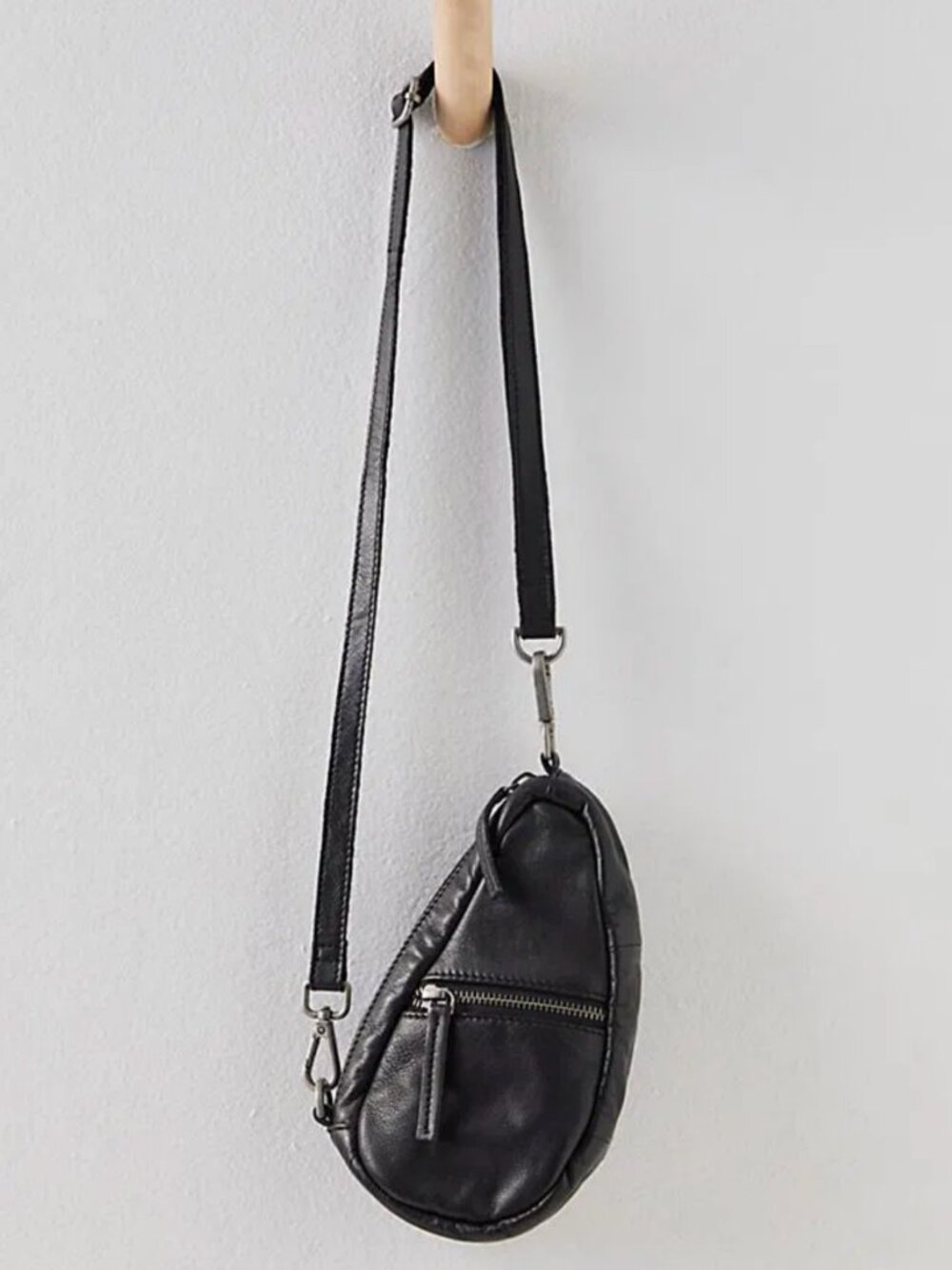 Free People Coffee Date Mini Crossbody Bag in Black - Picture 10 of 12